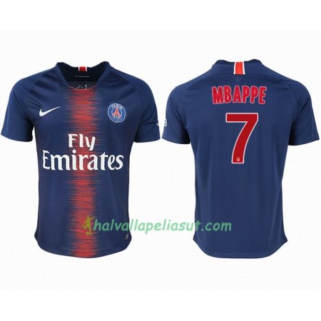 Jalkapallo Pelipaidat Paris Saint-Germain MBAPPE 7 Kotipaita 2018-2019 Lyhythihainen
